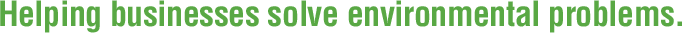 Helping businesses solve environmental problems.
